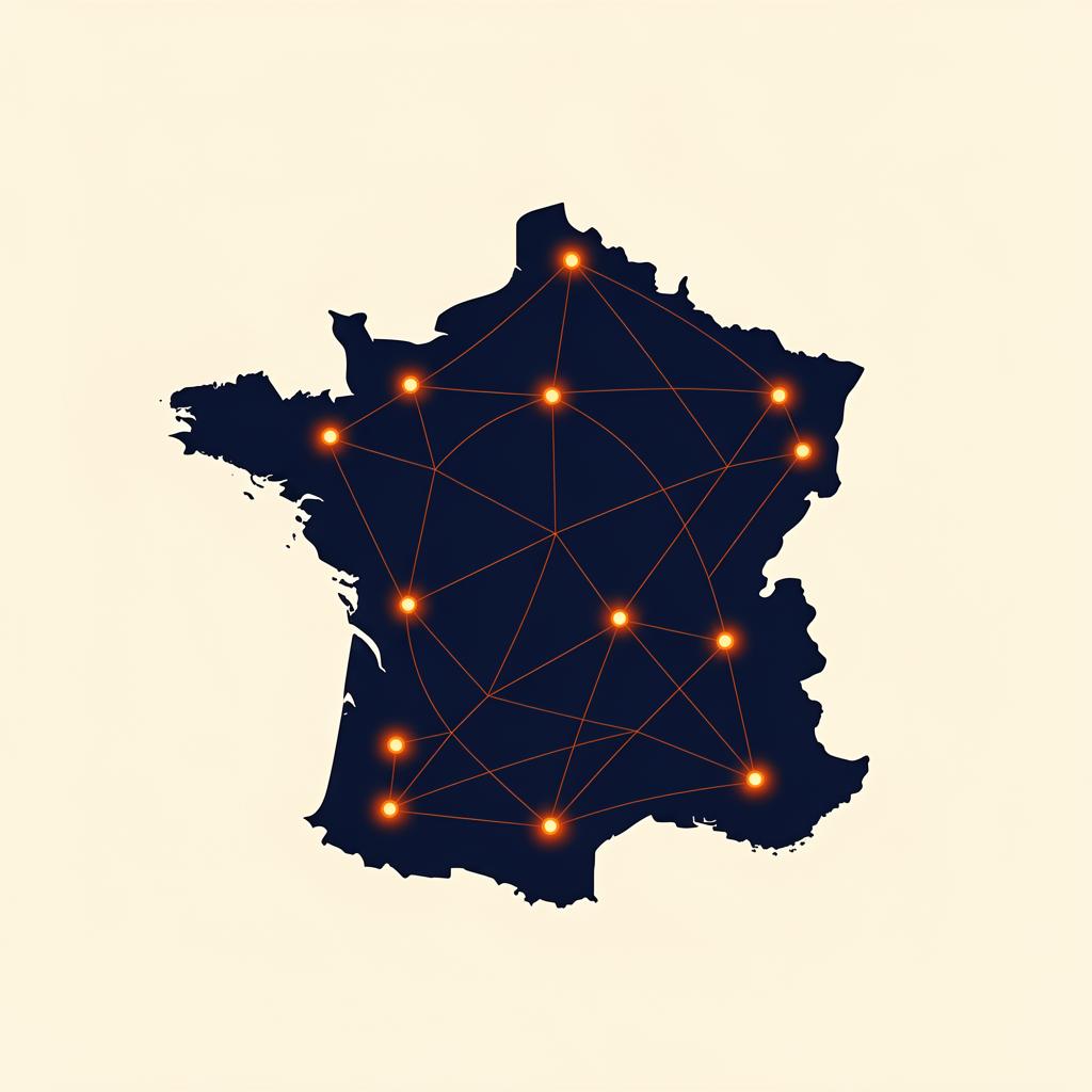 Carte de France des interventions GME